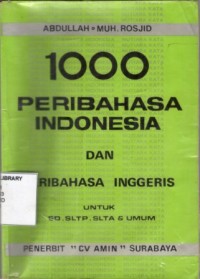 1000 Peribahasa Indonesia dan Peribahasa Inggris